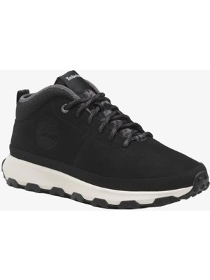 Timberland Mid Lace Up Erkek Siyah Sneaker TB0A5TXG0151