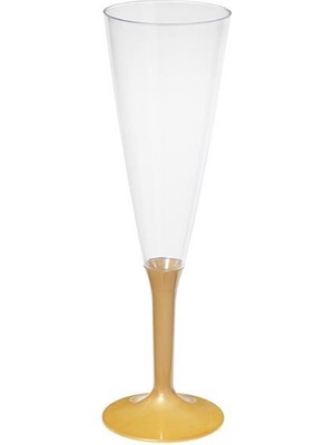 Kurtsan Ambalaj Kristal Mika Şampanya Kadehi Gold