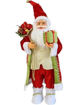 Salmoph Noel Bebeği Ayakta Noel Baba Oda Hediyeleri Için Süsleme Çantası 30CM 30CM (Yurt Dışından)