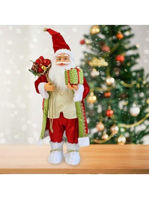 Salmoph Noel Bebeği Ayakta Noel Baba Oda Hediyeleri Için Süsleme Çantası 30CM 30CM (Yurt Dışından)