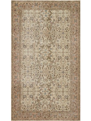 Sempati Halı Vintage Yün El Dokuma Halı 152 x 261 cm 10149