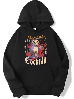 BRZ Collection Oversize Halloween Coctail Hoodie