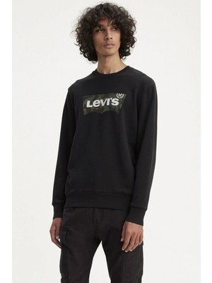 Levi's Pamuklu Regular Fit Bisiklet Yaka Erkek Sweat A4911