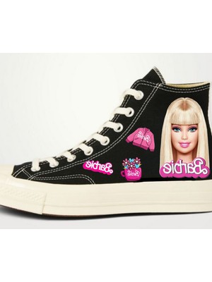 İlter Basılı Barbi Baskılı Sneaker Spor Ayakkabı Okul Ayakkabısı