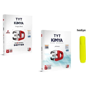 3D Yayınları TYT Video Destekli Kimya Defter - Soru Bankası Seti