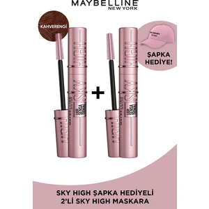 Maybelline New York 2'li Lash Sensational Sky High Kahverengi Maskara Seti - Sky High Şapka Hediyeli