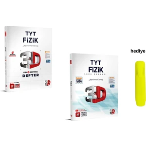 3D Yayınları TYT Video Destekli Fizik Defter - Soru Bankası Seti