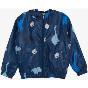BREEZE GİRLS & BOYS Erkek Çocuk Yağmurluk Dinozor Desenli 1-5 Yaş, Koyu Mavi