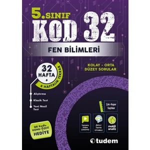 Tudem Yayınları 5. Sınıf Kod 32 Fen Bilimleri Kolay-Orta Düzey Sorular