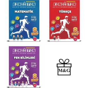 Newton Yayınları 8. Sınıf Kondisyon Matematik Türkçe ve Fen Bilimleri Deneme