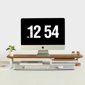 Fagus Wood Monitör Yükseltici, Monitör Standı, Ahşap Ekran Yükseltici (Meşe)