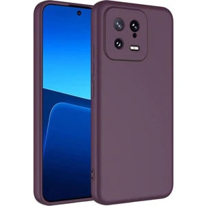 Xiaomi Mi 13 Kılıf Lansman Tasarım Iç Yüzeyi Kadife Silikon