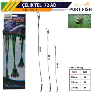 Port Fish Çelik Tel Kartela 72 Li