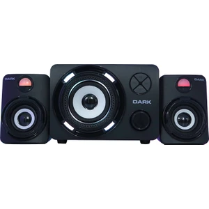 SP-214 Total 11W Rms 7 Farklı Renk Titreşimli LED 2+1 Multimedya Speaker (DK-AC-SP214)