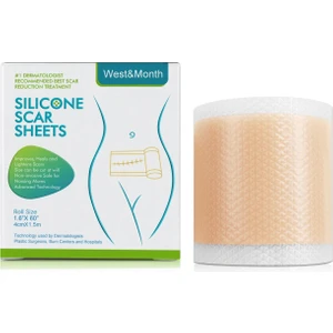Soft Silikon Bant Dikiş Ameliyat İzi Giderici Doğum Sonrası Keloid 4 cm x 1,5 mt
