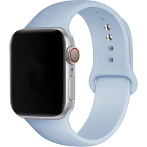 Apple Watch 42/44/45/46/49mm M/L Beden Kordon Silikon Spor Kordon 1 2 3 4 5 6 SE 7 8 Ultra