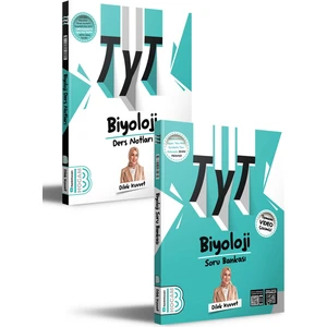 Benim Hocam Yayınları 2024 TYT Biyoloji Ders Notları - Tamamı Video Çözümlü Soru Bankası