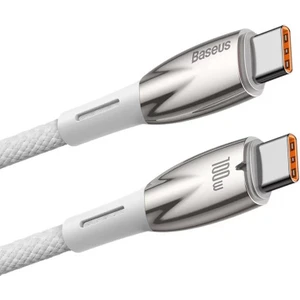 Super Şarj 2mt 100W Type-C Şarj Kablosu 480MBPS Veri Aktarım Huawei Samsung Xiaomi Şarj Kablosu