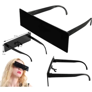 Siyah Renk Göz Sansür Gözlüğü 1 Adet Hallowretro