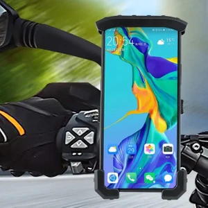 Coverzone Bisiklet Motosiklet ve Scooter Için Gidon Uyumlu Telefon Tutucu 4.5-7.2 Modellere Uyumlu Kolay Kurulum ve Kullanım A-551-BY