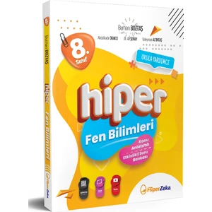 Hiper Zeka Yayınları 2024 8. Sınıf Hiper Fen Bilimleri Konu Anlatımlı - Etkinlikli Soru Bankası