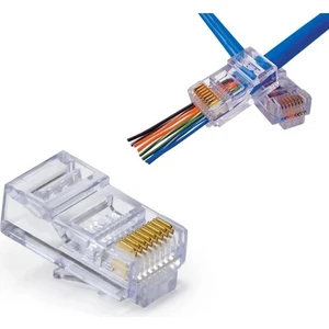 Bn-Mp6-Easy  RJ45 Easy Plug Cat6 Connector 3u 50'lik Paket