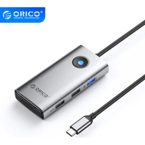 Type-C To Usb3.0 Usb2.0 Pd 60W HDMI 5in1 Çoklayıcı Hub, Gri, PW11-5P-SV