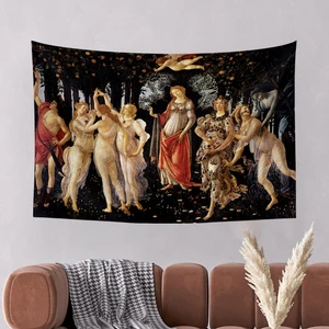 Botticelli Primavera Ilkbahar Duvar Örtüsü Halısı