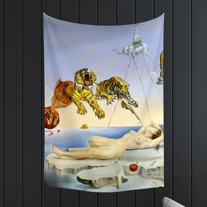 Salvador Dali Uyanmadan Bir Saniye Önce Duvar Örtüsü Halısı