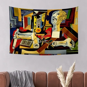 Pablo Picasso Stüdyoda Duvar Örtüsü Halısı