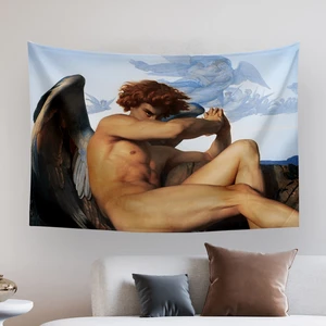 Alexandre Cabanel - Fallen Angel Duvar Örtüsü Halısı