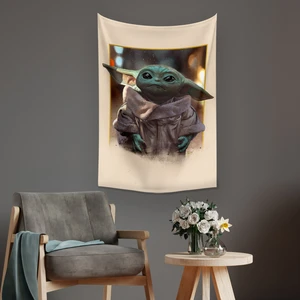 Star Wars Yoda Duvar Örtüsü Halısı