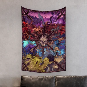 Creature War Duvar Örtüsü Halısı