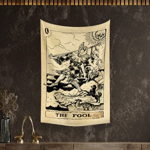 Tarot Kartı The Fool Duvar Örtüsü Halısı