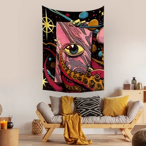 Kozmik Göz Psychedelic Duvar Örtüsü Halısı