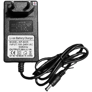 26 Volt 1 Amperlik Süpürge Şarj Aleti Adaptör