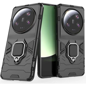 Xiaomi 13 Ultra   Batman Serisi Yüzük Standlı Armor Kılıf - Siyah AL3349