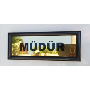 Kıvılcım Plastik ve Reklam Ürünleri Okul Sınıf Kapı İsimliği - 10 x 26 cm