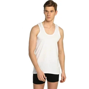 Seher Yıldızı Seher Beyaz Erkek Penye Atlet 6'lı