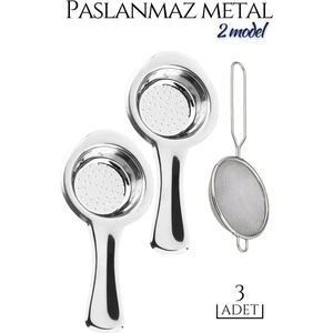 Metal Çay Süzgeci 3'lü