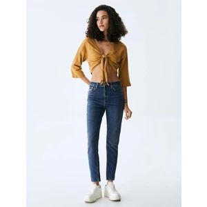 Kadın Ronna X Yüksek Bel Dar Paça Slim Jean Pantolon