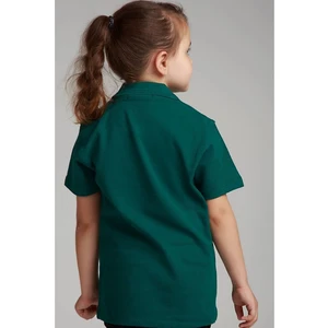 Çocuk Kısa Kol Polo Yaka Okul T-Shirt