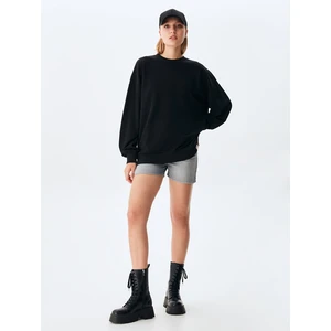 Ltb SECEPE Kadın oversize Arkası baskılı Sweatshırt