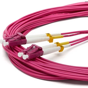Fiber Kablo 1 Metre Lc-Lc Om4 Multi Mode 2.0mm 50/125 Duplex Patch Cord