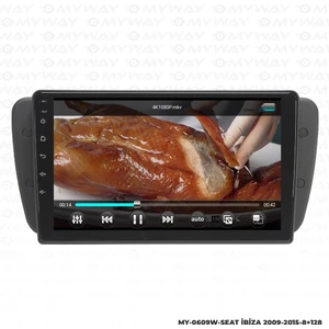 Seat Ibiza Android 12 Multimedya Carplay 4gb RAM+64GB HDD 2009-2015 Navigasyon Ekran