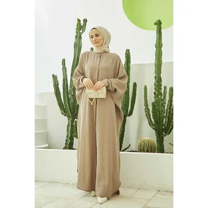 6571-FENDI Modal  Abaya Vizon