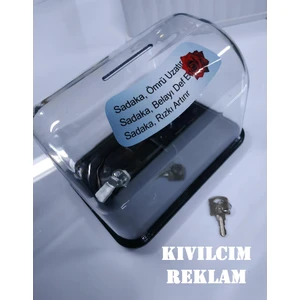 Kıvılcım Plastik ve Reklam Ürünleri 10 Adet Bağış Kutusu 17X13X13 cm