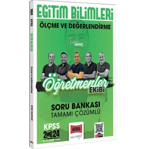 Yargı Yayınevi 2024 KPSS  Eğitim Bilimleri Öğretmenler Ekibi Ölçme ve Değerlendirme Tamamı Çözümlü Soru Bankası