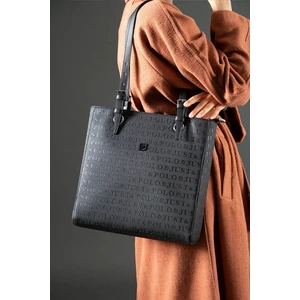 Just Polo Büyük Boy 31 cm * 30 cm 4 Bölmeli Günlük Kullanıma Uygun Tote Bag Kadın Omuz Çantası 4067