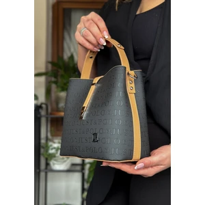 Just Polo Pamuk Dokuma Uzun Askılı 4 Bölmeli Kadın Çapraz Omuz ve El Çantası 22CM-20CM-9CM LB-4002